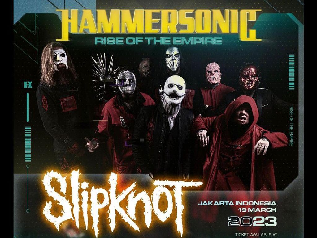 Slipknot Umumkan Akan Hadir di Hammersonic 2023