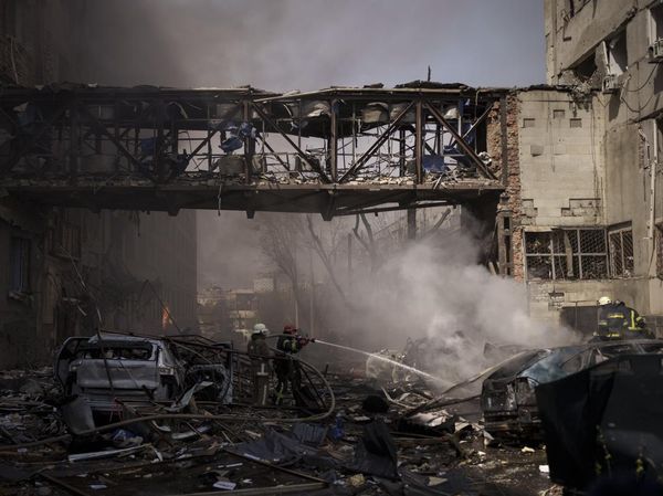 Wajah Kota Kharkiv Ukraina yang Masih Dibombardir Rusia