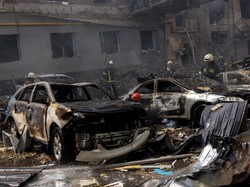 Mayat Bergelimpangan di Stasiun Kharkiv Usai Serangan Rusia