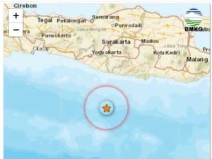 Gempa Guncang Pacitan 2 Kali dalam Sehari