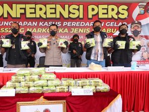 Polresta Barelang Gagalkan 31,5 Kg Sabu Jaringan Internasional