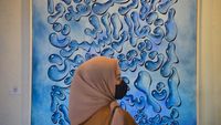 Galeri Taman Budaya Sumbar Pamerkan Karya Kaligrafi Rayakan Identitas