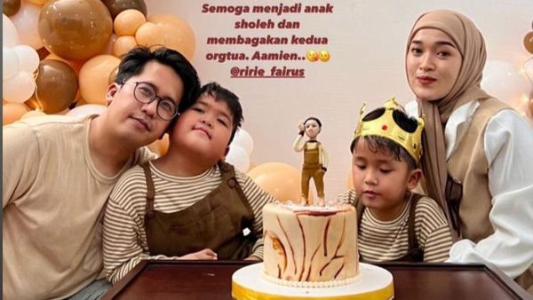 Kompak Ririe Fairus dan Ayus Sabyan Rayakan Ultah Si Bungsu Ben