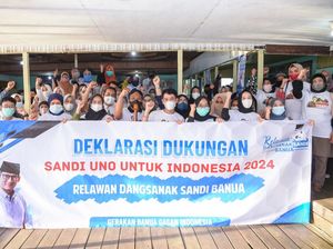 Pelaku UMKM-Milenial di Kalsel Deklarasi Dukung Sandiaga Nyapres di 2024