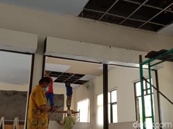 Sekolah Rusak Terdampak Pemusnahan Petasan di Bangkalan Mulai Diperbaiki