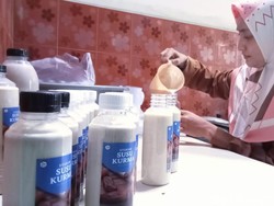 Legitnya Susu Kurma Kota Blitar Cocok untuk Hidangan Buka Puasa
