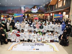 TRANS7 Gelar Ngabuburit-Beri Santunan ke Anak Yatim di Bintaro