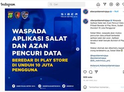 Siber Polda Metro Minta Warga Waspada Aplikasi Azan-Salat Pencuri Data