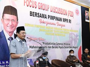 Di Depan BEM Se-Gorontalo, Waket MPR Minta Mahasiswa Lebih Kritis