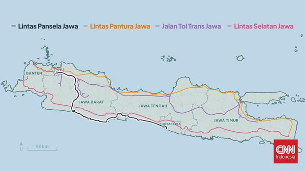 Insert Perbandingan Jalur Mudik Wilayah Jawa