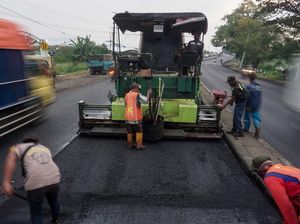 Jelang Arus Mudik, Pengaspalan dan Perawatan Jalur Pantura Dikebut