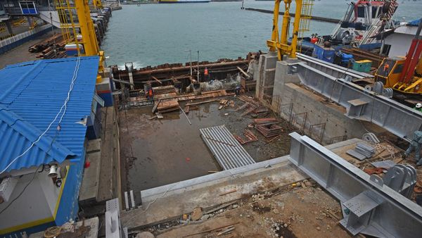 Kapasitas Muat Dermaga I Pelabuhan Merak Ditingkatkan