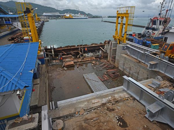 Kapasitas Muat Dermaga I Pelabuhan Merak Ditingkatkan