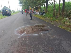 4 Motor Kecelakaan Karambol di Jombang, 1 Tewas-2 Luka