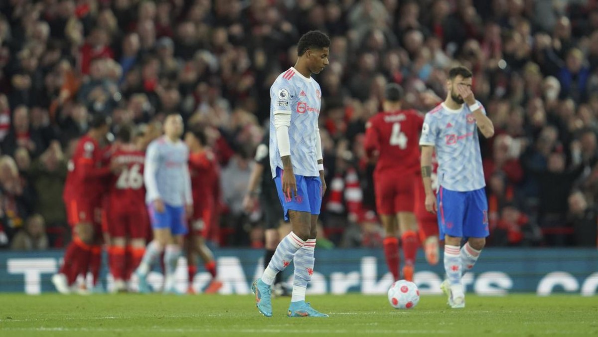 Marcus Rashford dinilai tampil seperti anak kecil, Harry Maguire tak pantas main di Manchester United. (Foto: AP/Jon Super)