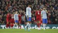 Bahkan di lima laga terakhir, Manchester United susah menang di Anfield! (AP)