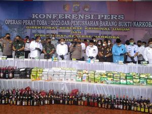 Hanya Sebulan, Polda Sumut Ungkap Peredaran 233 Kg Sabu Jaringan Internasional