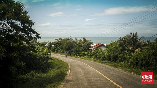 Perjalanan Jalur Pantai Selatan Pemandangan kawasan Puncak Guha, Garut, Jawa Barat. CNN Indonesia/Adi Maulana Ibrahim