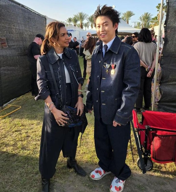 Potret Kebersamaan Najwa Shihab dan Rich Brian