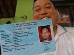 Kenalkan, Nama Pria di Probolinggo Ini Hari Idul Fitri