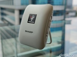 Review Sharp Mobile Ion Generator, Penjernih Udara Mini dan Praktis