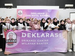 Ratusan Perempuan di Banten Deklarasi Dukung Ganjar Maju di Pilpres 2024