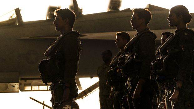 Cuplikan adegan di film Top Gun: Maverick.