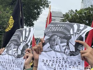 3 Cara Polisi Cegah Penyusup Saat Demo Mahasiswa