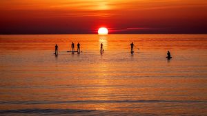 Senja Memesona di Laut Baltik