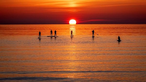 Senja Memesona di Laut Baltik