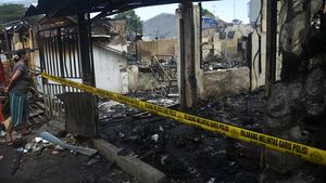 Asrama Polisi di Makassar Ludes Terbakar Gegara Gas Bocor