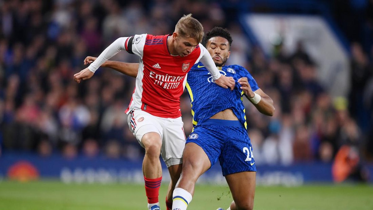 Chelsea vs Arsenal 2-2 di babak pertama. (Foto: Getty Images/Justin Setterfield)