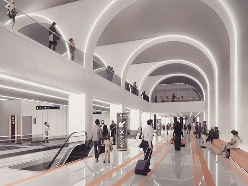 Desain Stasiun Kota MRT Jakarta Usung Konsep Dwara Batavia, Ini Penampakannya