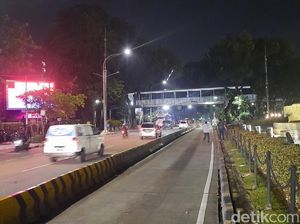Demo 21 April di Patung Kuda Selesai, Lalin ke Istana Kembali Dibuka