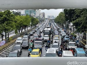 Polisi Sebut Kemacetan Jakarta pada Pagi Hari Capai 54%, Ini Sebarannya Polisi Sebut Kemacetan Jakarta pada Pagi Hari Capai 54%, Ini Sebarannya