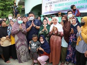 Gubernur Sumsel Kembali Bantu Bedah Rumah Warga Gang Lama di Plaju