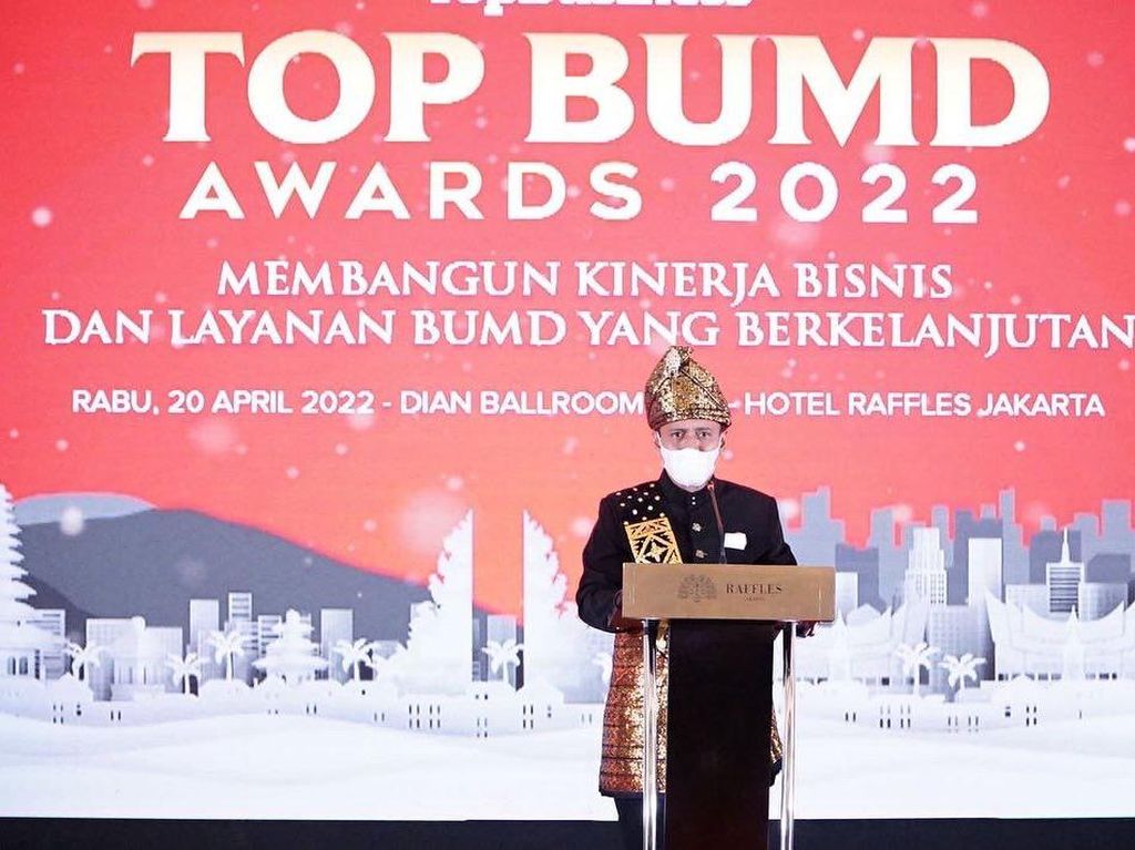 Lagi, Gubernur Sumsel Raih Top Pembina di Ajang TOP BUMD Awards 2022
