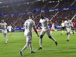 Osasuna Vs Real Madrid: Los Blancos Menang 3-1, Dekati Gelar Juara LaLiga