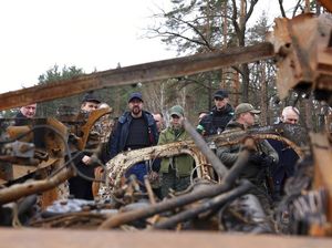 Presiden Dewan Eropa Cek Kerusakan Akibat Invasi Rusia ke Ukraina