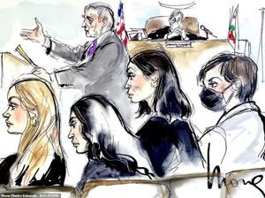 Sketsa Klan Kardashian di Ruang Sidang Bikin Heboh Dunia Maya