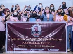Perempuan Milenial di Kaltim Deklarasi Dukung Ganjar Jadi Capres 2024