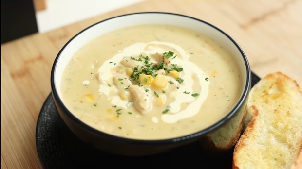 Sup krim ayam jagung