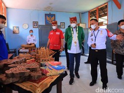 Safari Ramadan Wamenkumham ke Lapas Banyuwangi, Baksos Hingga Bantu UMKM