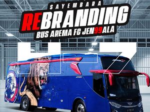 Total Hadiah Lomba Desain untuk Rebranding Bus Arema FC Capai Rp 50 Juta