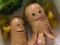 Berniat Bikin Gurita Mungil dari Sosis, Hasilnya Malah Mengerikan