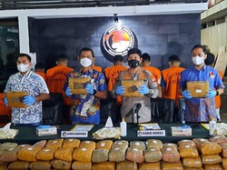 Polisi Tembak Kurir Narkoba Jaringan Aceh, 471,6 Kg Ganja Disita