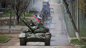 Moskow Klaim Kuasai Mariupol, Militer Pro-Rusia Konvoi Keliling Kota