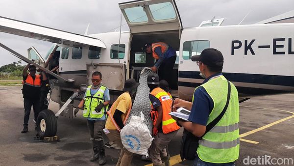 Potret Perjuangan Distribusi Material Tower BTS 4G di Pedalaman Papua