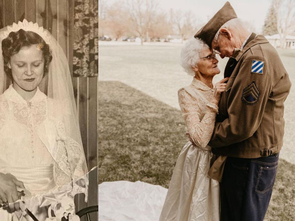 Rayakan Pernikahan ke 70, Foto-foto Pasangan Ini Bikin Hati Adem