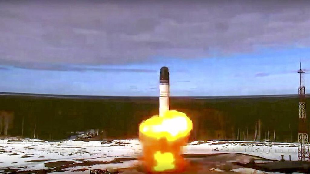 Potret Rudal Setan, Senjata Nuklir Terbaru Andalan Putin